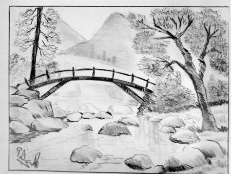 Pencil Drawings Of Nature at PaintingValley.com | Explore collection of ...