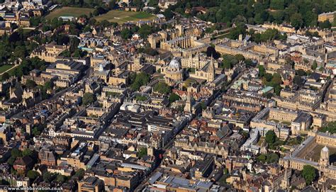 Oxford city centre from the air | aerial photographs of Great Britain ...