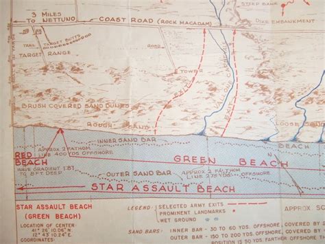 Operation Shingle (Anzio, 22 JAN 1944) Invasion Map for LCI- 220 ...