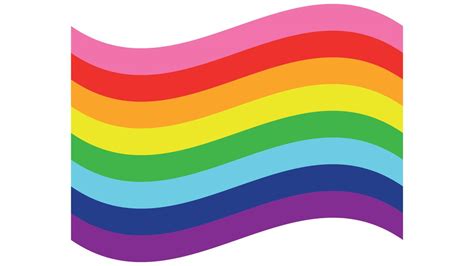 Gilbert Baker Pride Flag. Standard Proportions for Gay Flag 12693399 ...