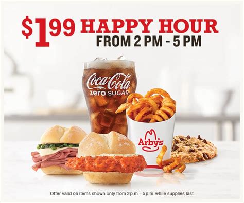 Arby's Happy Hour in 2024