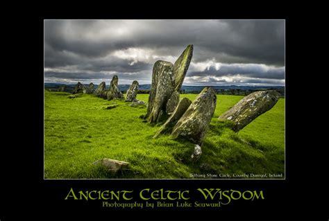 Ancient Celtic Wisdom Poster - Brian Luke Seaward - Inspiration Unlimited