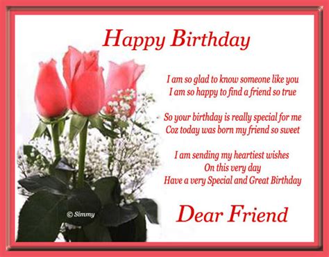 Happy Birthday Dear Friend. Free For Best Friends eCards, Greeting ...