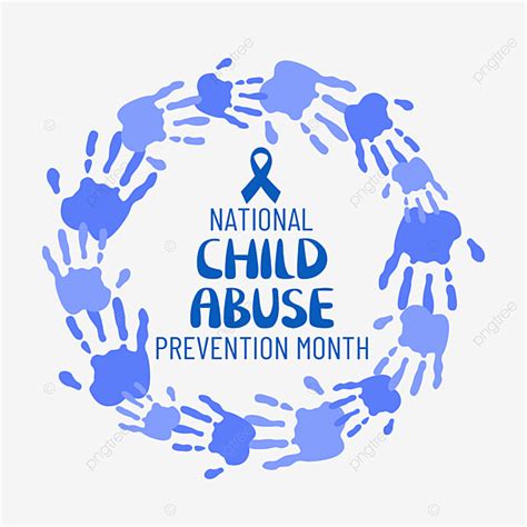 Child Abuse Prevention Hd Transparent, Blue National Child Abuse ...