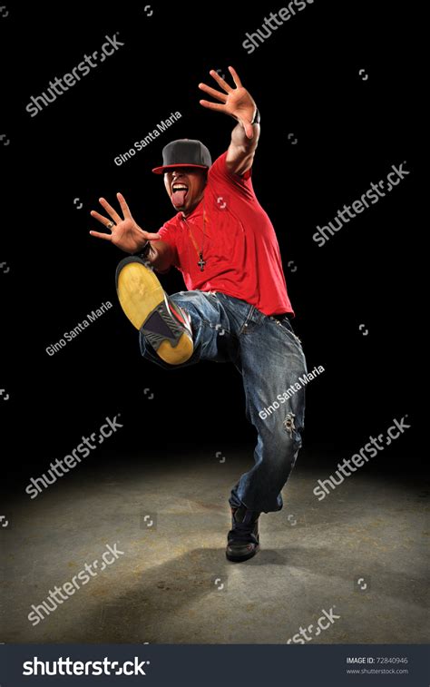 African American Hip Hop Dancer Performing Stock Photo (Royalty Free ...