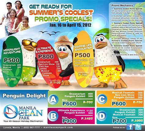 Manila Shopper: Manila Ocean Park Summer Promos