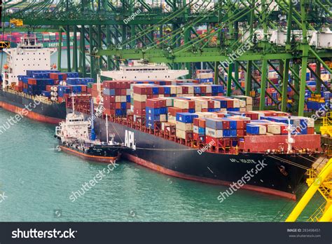 Singapore May 7 Container Ship Port Stock Photo 283498451 | Shutterstock