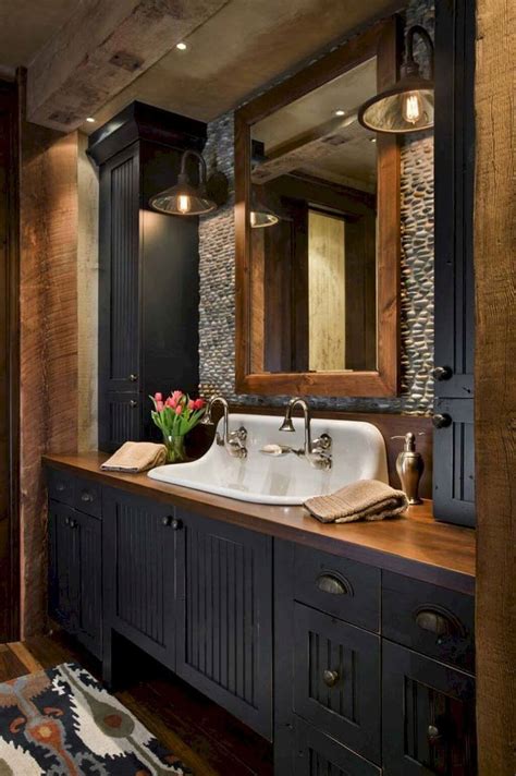 35 Best Rustic Bathroom Vanity Ideas and Designs for 2020