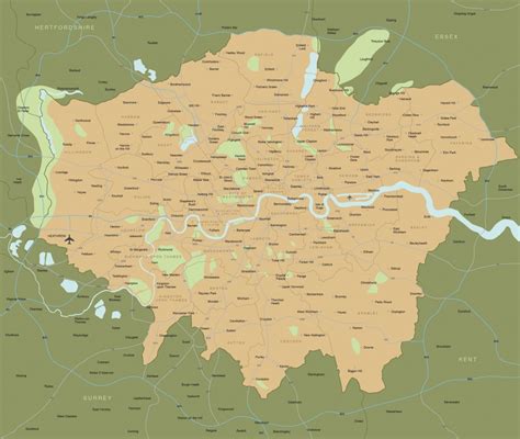 Printable Map Of London Boroughs | Printable Maps