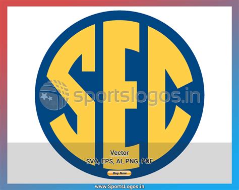 Southeastern Conference - College Sports Vector SVG Logo in 5 formats ...