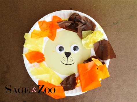 Erika Brent Sage & Zoo - Lion Craft for Toddlers