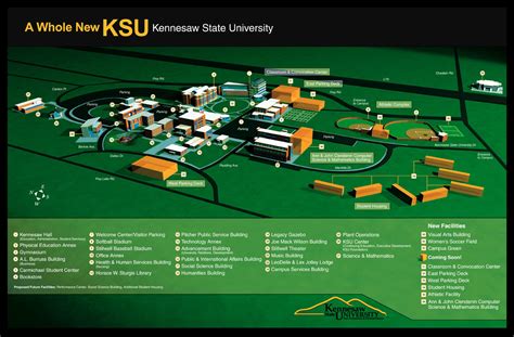 Kennesaw State University Campus Map - What Is A Map Scale