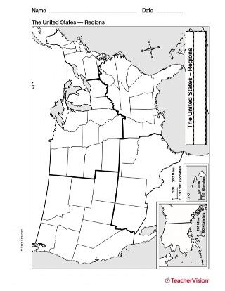 Regions Of The United States Map Printable - Gloria Fernandina