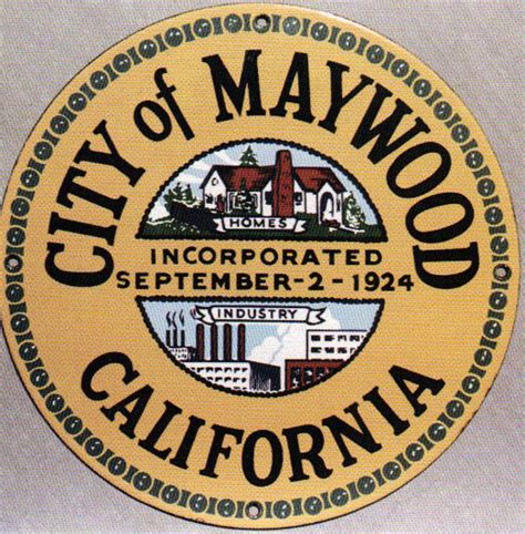 City of Maywood Municipal Sign | Porcelain Signs.Com