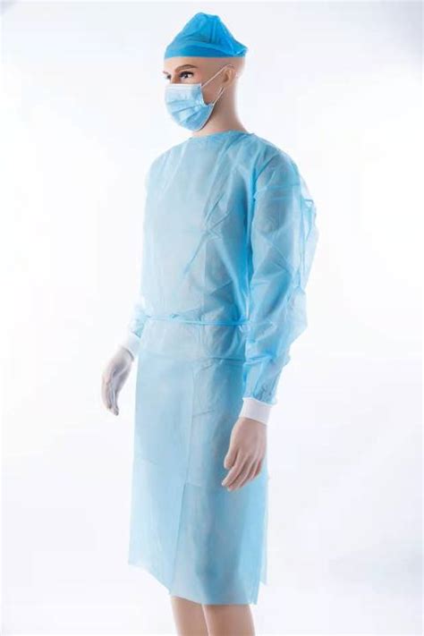 10 PCS PPE DISPOSABLE NON WOVEN ISOLATION GOWN ,PPE GOWN, LAB GOWN ...