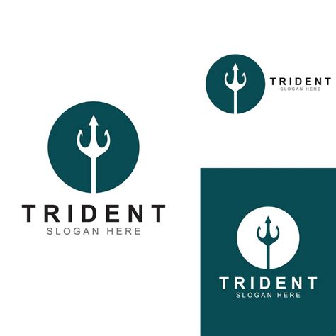 Trident logo using a design concept vector illustration template ...