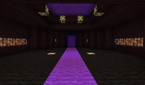 Minecraft Nether Portal Room