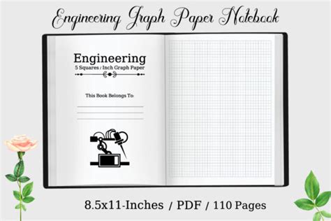 Engineering Graph Paper Notebook Graphic by opurrbobd · Creative Fabrica