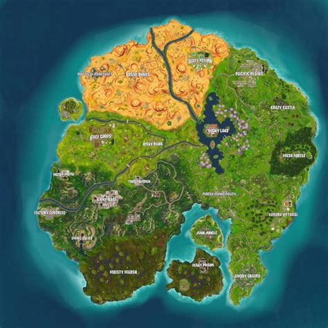 Fortnite OG: Season 5 Chapter 1 Map And All Its Changes - TGS