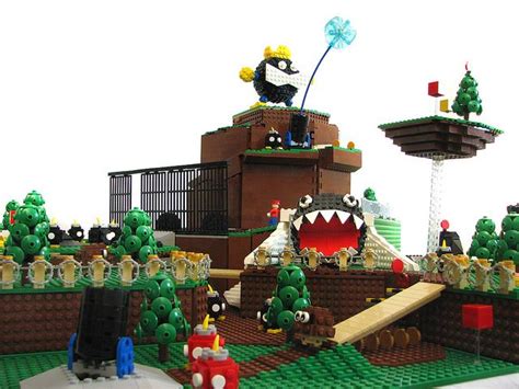 Bob-omb Battlefield - The Brothers Brick | Lego super mario, Lego mario ...