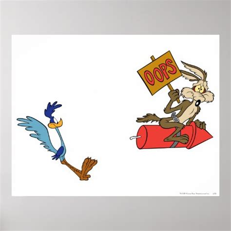 Wile E Coyote and ROAD RUNNER™ Acme Products 5 2 Posters | Zazzle