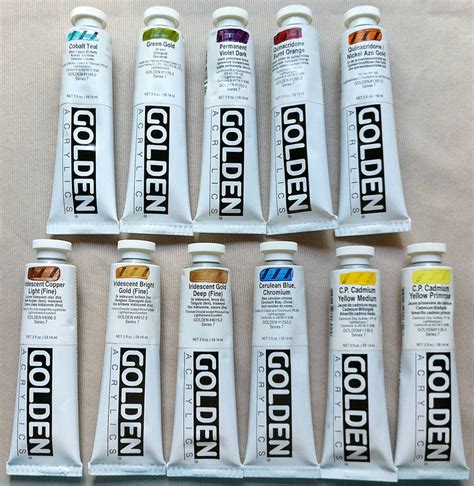 Golden Artist Colors Lot of 80 2 fl. oz. (59.14 ml) acrylic paint tubes