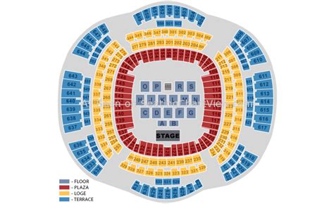 Mercedes-Benz Superdome, New Orleans LA - Seating Chart View