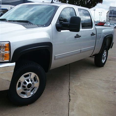 2007-2013 Chevrolet Silverado 1500 Smooth Black Fender Flares - FDF ...