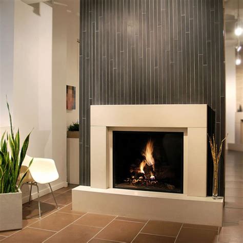 cool white and grey modern fireplace designs with glass