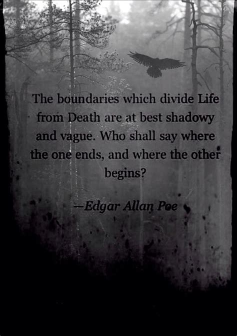 Edgar Allen Poe quote- Crows, Darkness, Wallpaper. | Poe quotes, Edgar ...