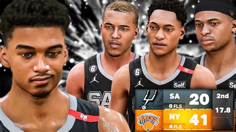 Will the Spurs improve with Victor Wembanyama in NBA 2K23? - YouTube