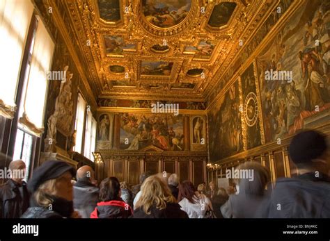 Italy, Venice, Palazzo Ducale Interior Stock Photo - Alamy