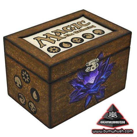 Bumwhush: Custom Magic the Gathering "Black Lotus" Deck Box