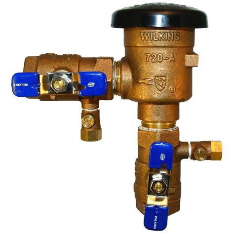 Zurn 3/4 in. Brass FIP x FIP Pressure Vacuum Breaker Backflow Preventer ...