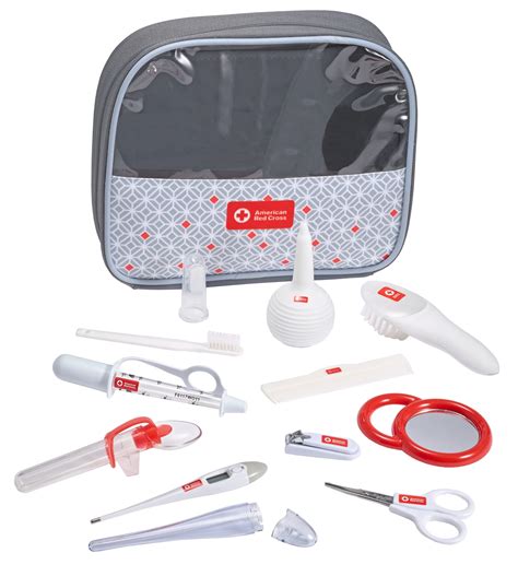 American Red Cross Deluxe Baby Health and Grooming Kit, Baby First Aid ...