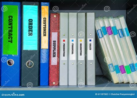 Business files stock photo. Image of production, cabinet - 61187582