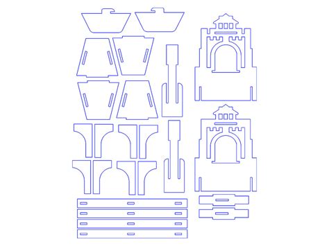 Free 3D Laser Cutting Files and Laser Cutter Templates