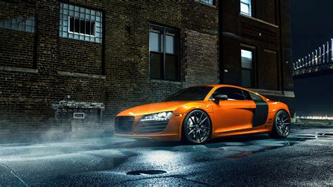 1366x768 Orange Audi R8 Laptop HD ,HD 4k Wallpapers,Images,Backgrounds ...