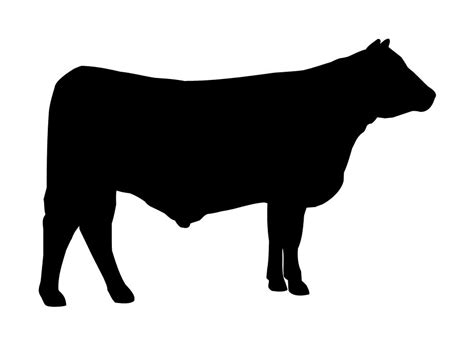 Free Cow Silhouette, Download Free Cow Silhouette png images, Free ...