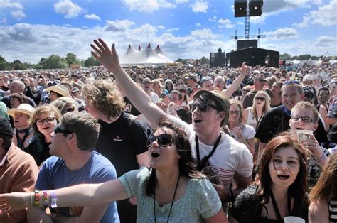 Vibrant Crowd at Hop Farm Festival 2012