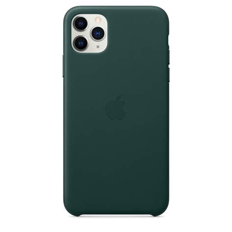 Apple iPhone 11 Pro Max Leather Case-Forest Green Price in Pakistan