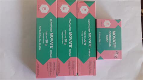 Movate Skin Lightening Cream and Soap - (3 Tubes & 1 Soap) - kamsico