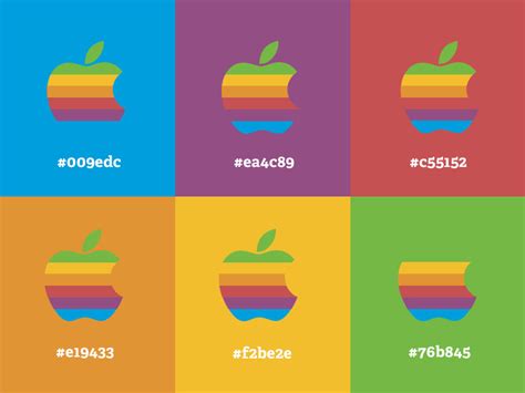 Apple Logo Colors by Stevo on Dribbble