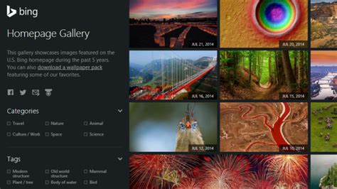 Browse And Download Any Bing Wallpaper At Official Homepage Gallery