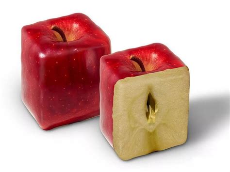 Square apples and Buddha peaches: How firm makes bizarre shaped fruit ...