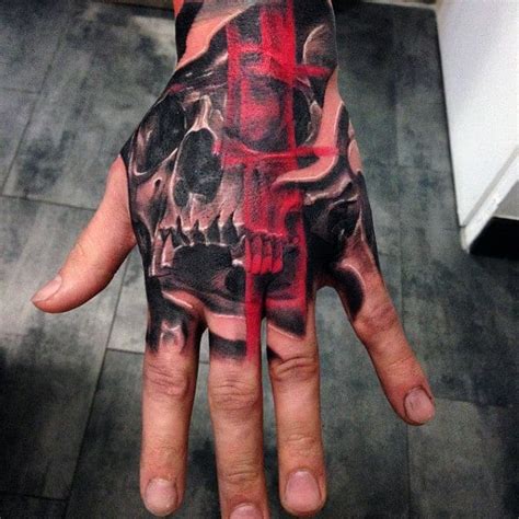 80 Skull Hand Tattoo Designs For Men - Manly Ink Ideas