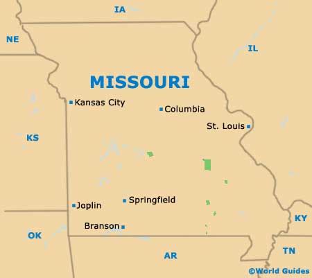 St. Louis Maps and Orientation: St. Louis, Missouri - MO, USA