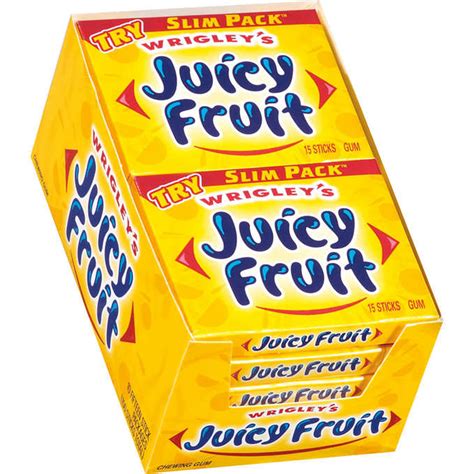 Wrigley's Juicy Fruit, 15 Piece Packs (10 Count) - RocketDSD