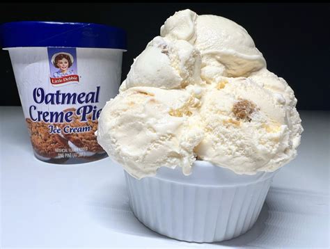 REVIEW: Little Debbie Oatmeal Creme Pies Ice Cream - Junk Banter