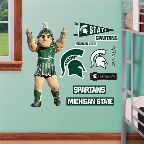 Michigan State Mascot Sparty - Fathead Jr. Wall Decal | Shop Fathead ...